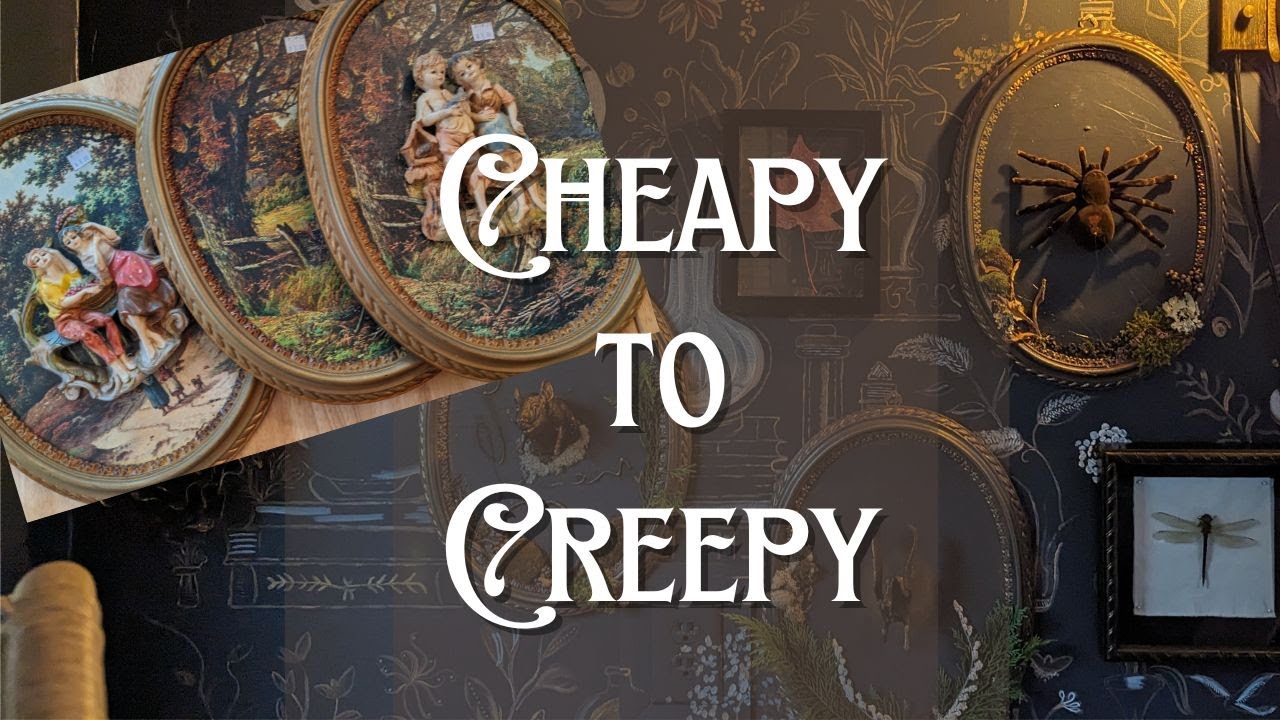 Жуткие переработанные сокровища || Превращаем находки из секонд-хенда в искусство тёмной академии