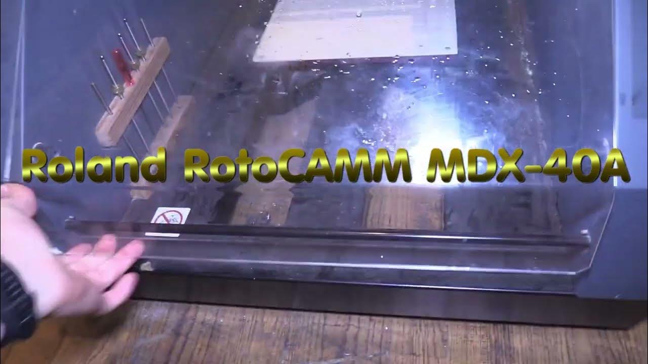 Roland RotoCAMM MDX40A 3D Milling Machine CNC Router detailed look