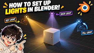 How to set up lights in Blender!!! [32 SECONDS]