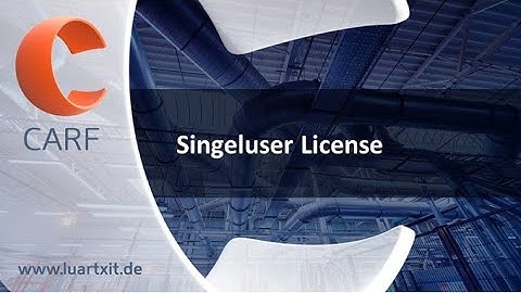 LuArtX CARF Singeluser license - MicroStation