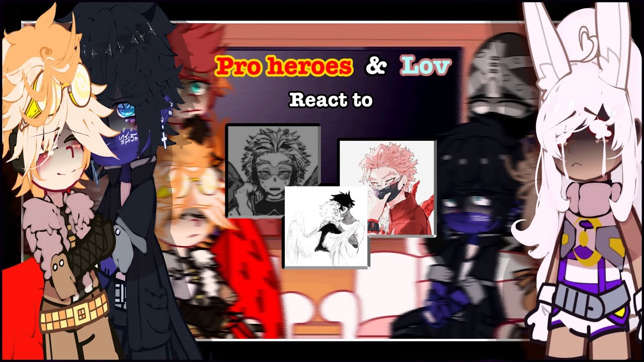 Pro heroes and LOV react to Hawks // Mha react to Hawks // Dabihawks // Mha / Bnha // 1/3