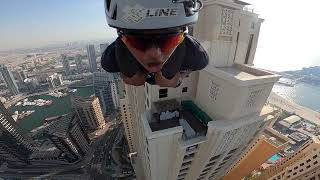 Gowtham is experiencing world's longest urban zipline, Dubai...