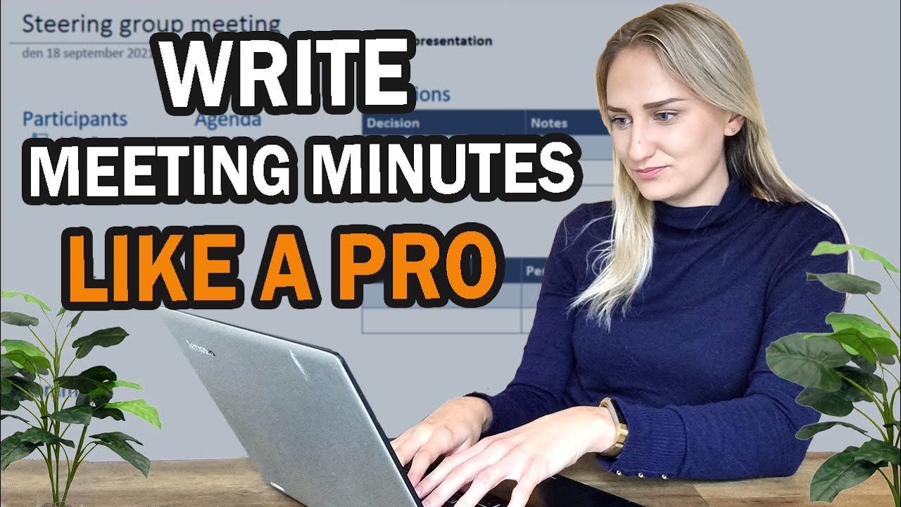 How to write meeting minutes LIKE A PRO With meeting minutes example