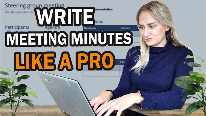 How to write meeting minutes LIKE A PRO [With meeting minutes example!] - DayDayNews