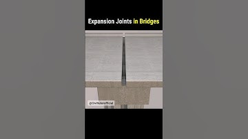 Expansion joints in bridges | Why do we provide expansion joints? | 3D animation #shorts #civiltutor