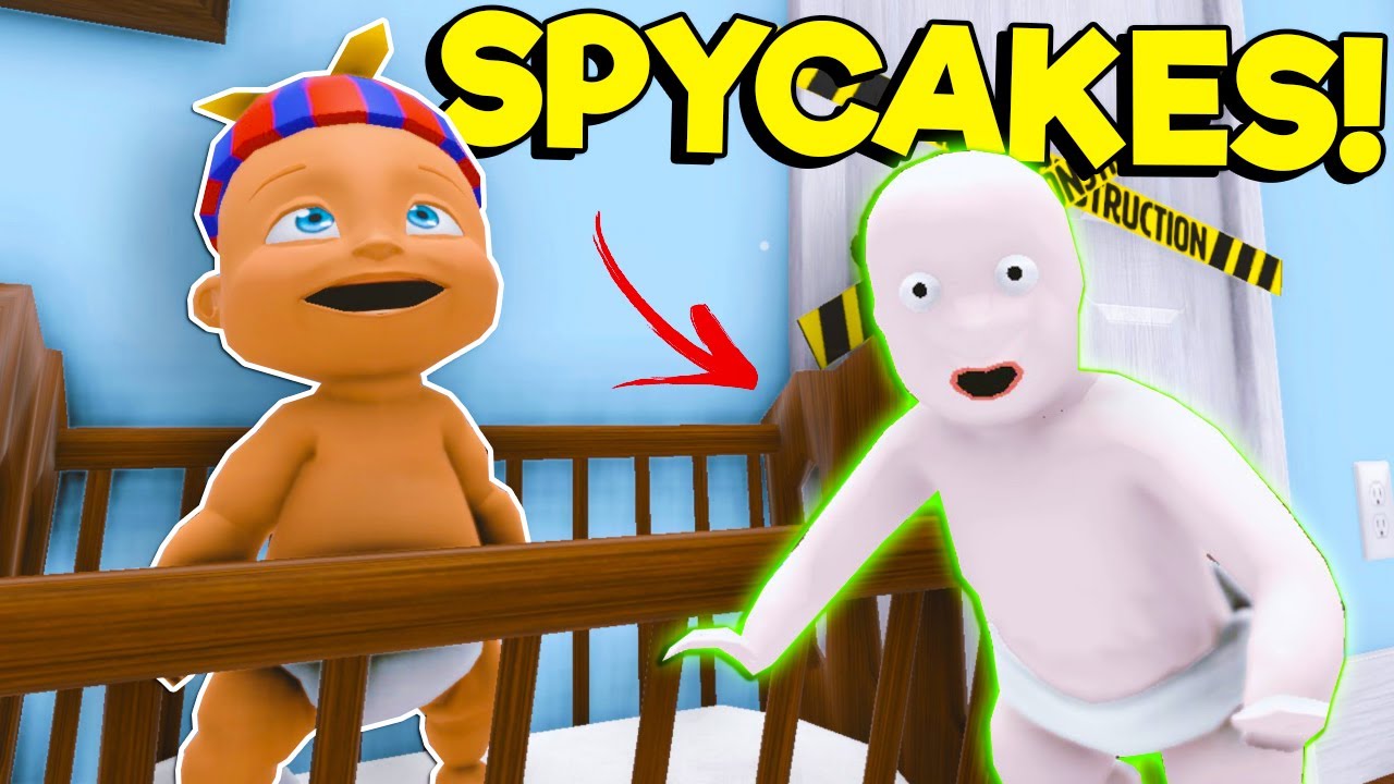 Spycakes Became a CREEPY GHOST BABY! Who's You Daddy 2 Funny Moments