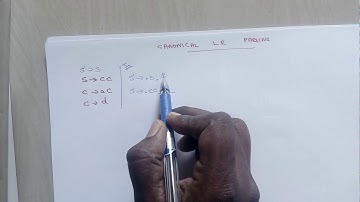 Compiler Design Lec - 40 -Canonical LR parsing by Deeba Kannan