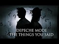Depeche Mode-The Things You Said