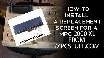 HOW TO REPLACE THE SCREEN ON A MPC 2000XL  *SHARE*