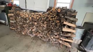 Stacking wood like a champion! Advice on woodstove maintenance.