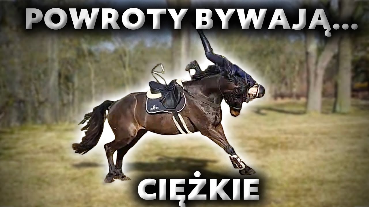 WRÓCIŁAM DO DAWNEJ STAJNI PO 12 LATACH I…Spadłam, skacząc cross 😱🐴