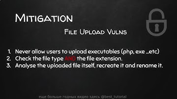 Безопасность Исправляем уязвимости загрузки файлов