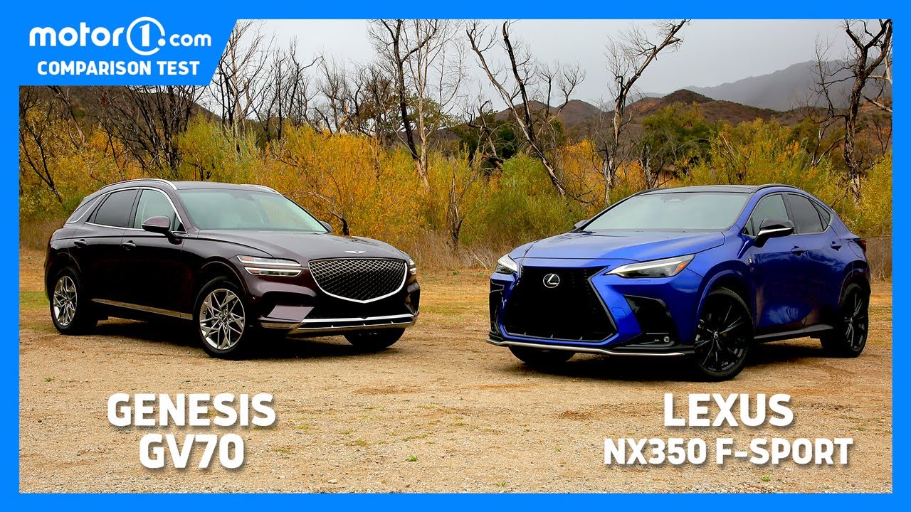 Acura RDX vs. Genesis GV70 vs. Lexus NX350 vs. Lincoln Corsair ...