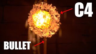 Can Explosions Deflect Bullets? 2 MILLION FPS - The Slow Mo Guys by The Slow Mo Guys 1,714,771 views 6 months ago 16 minutes