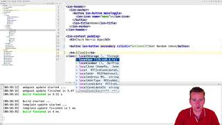 Ionic Mobile Apps | S1P26 | Showing the Joke on the phone