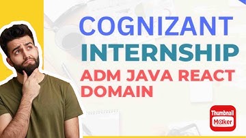 ADM JAVA REACT Full Stack Developer || About ADM Domain || Cognizant ADM Domain || @cognizant@softrix1288