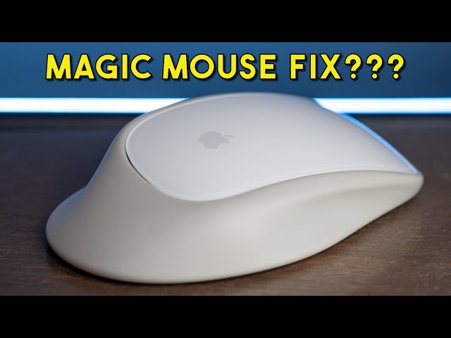 MouseBase Ergonomic Base for Apple Magic Mouse 2, Increased Comfort and  Control (Light Gray, Clip-On, v2)