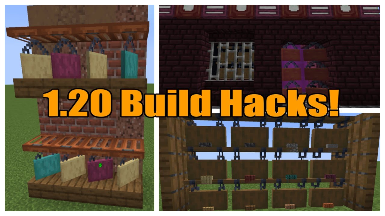 Minecraft  1.20 Update Build Hacks! 