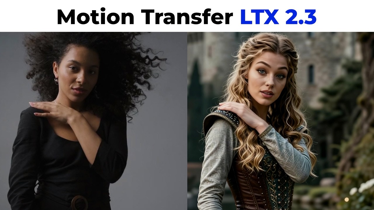 Transfer Motion From Video to AI Character LTX 2.3 | ComfyUI Tutorial ...