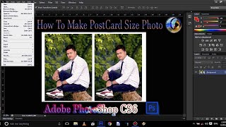 How To Create Post Card Size Photo in Photoshop || How To Create Studio Size Photo in Photoshop || screenshot 1