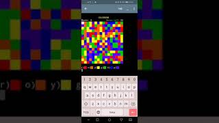 Color Flood Game written in C++ (Text based) screenshot 4