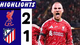 Liverpool Vs Atlético Madrid 2-1 | Mac Allister Goal | All Goals & Highlights | Champions League 26
