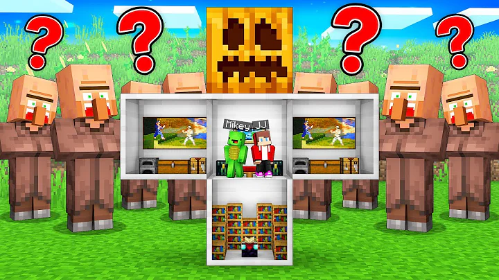 Mikey and JJ Built a Base Inside a Golem in Minecraft (Maizen)