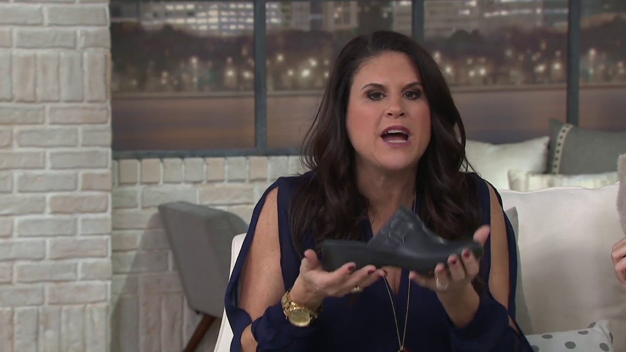 Clarks Leather Lightweight Slip-on Clogs - Delana Amber on QVC