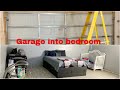 TURNED OUR GARAGE INTO MY BEDROOM | Andrea Martinez