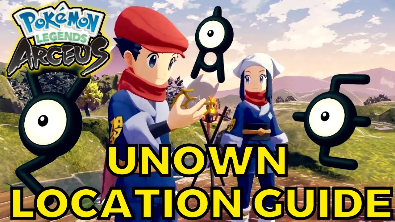 Pokémon Legends: Arceus' Unown locations: Where to find all 28