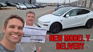 Delivery Day for Our 19th Tesla! The New Juniper Model Y!!