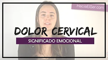 ¿Qué emoción provoca el dolor de cuello?