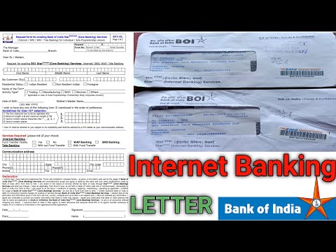 Internet Banking ka letter unboxing || How to apply boi net banking || Net banking boi