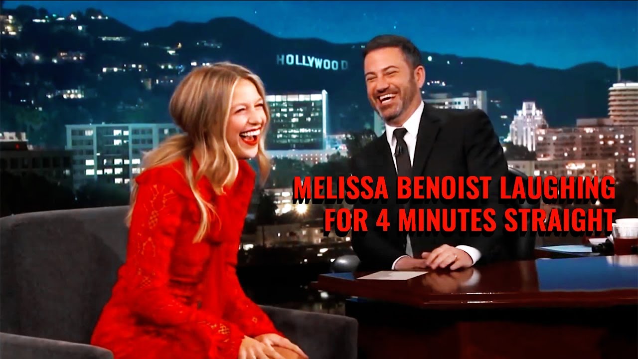 melissa benoist laughing for 4 minutes straight