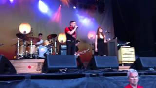 Brandon Flowers ft. Jenny Lewis - Hard Enough (Live @ WTAI, 2011) 720p HD iPhone4 Quality
