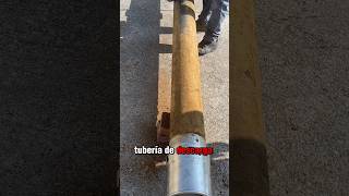 Pintura en tubería de descarga #maintenance #trabajo #mechanical #pintura #oxido #work