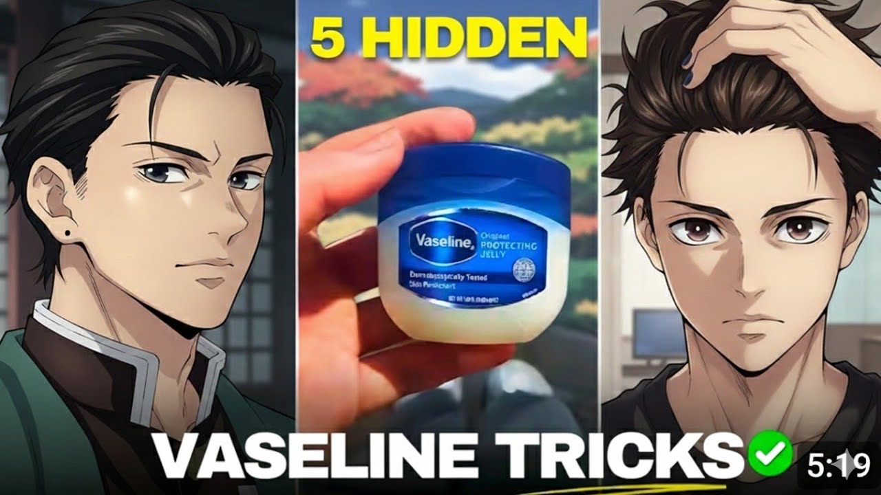 🔥5 VASELINE TIPS U MUST KNOW😮