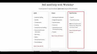 Get Workday Support