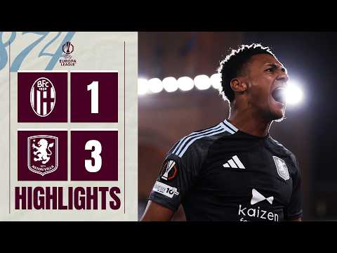 A BIG WIN IN BOLOGNA | Bologna 1-3 Aston Villa | UEFA Europe League Highlights — football highlights