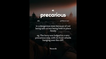 Thumbnail of Synonyms : Dangerous, Delicate, Dicey.
