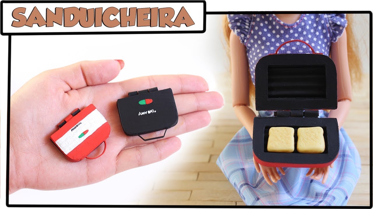 Como fazer: Sanduicheira para Barbie, Monster High entre outras!