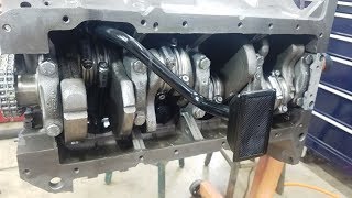 440 MOPAR Big Block Engine Building - Setting the Oil Pickup Tube Depth and Orientation