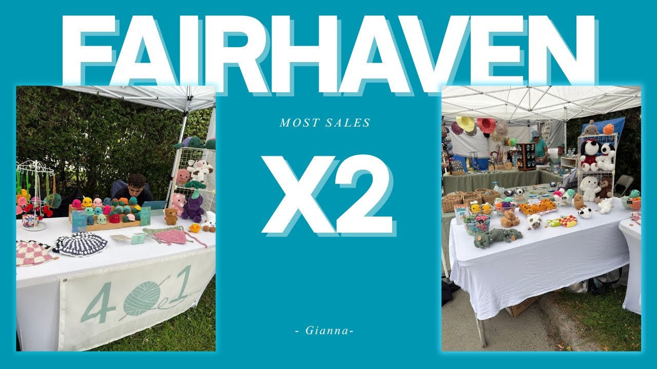 FAIRHAVEN X2... Most sales ever!! | Market Vlog & Prep