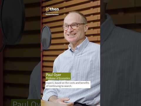 Economist Explains Why the Dating Market and Job Market Aren't so Different  #podcast #stanfordgsb
