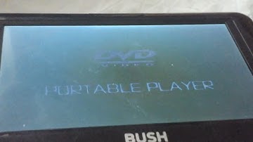 Bush Portable DVD Player Startup And Shutdown But It