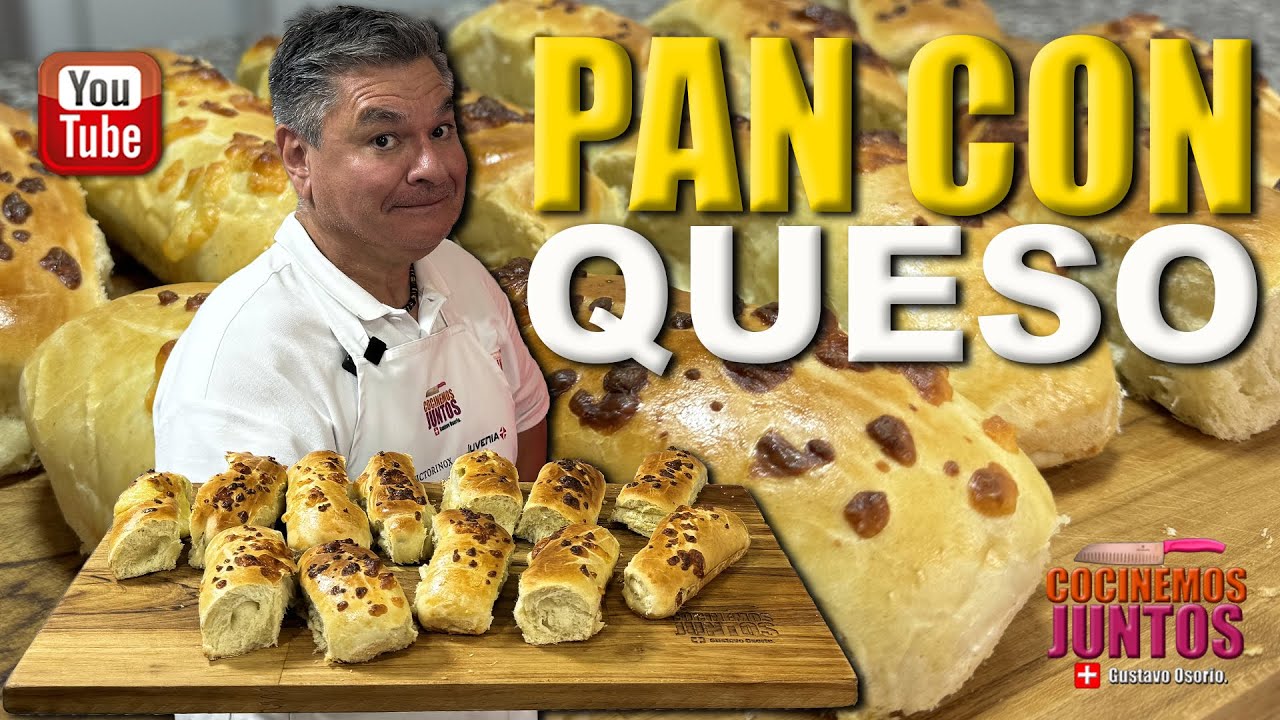Como hacer PAN CON QUESO en casa muy fácil.! - YouTube