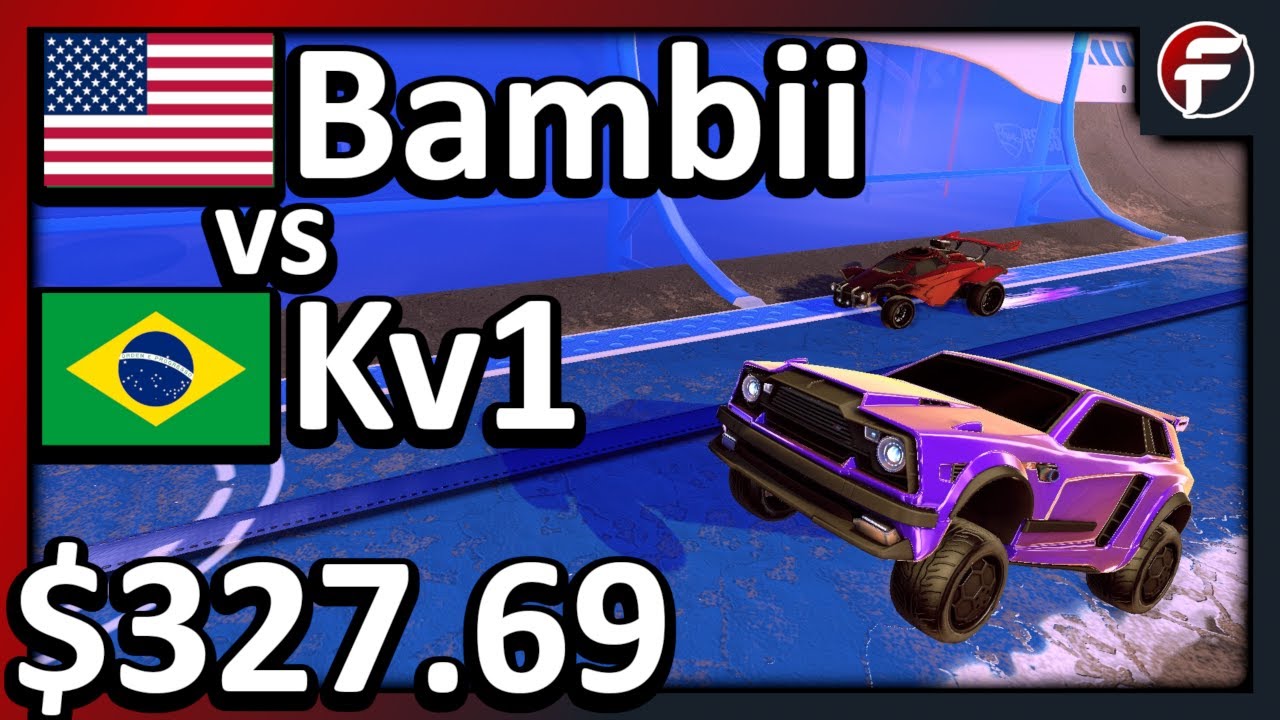 Kv1 vs Bambii | $327 Rocket League 1v1 Showmatch