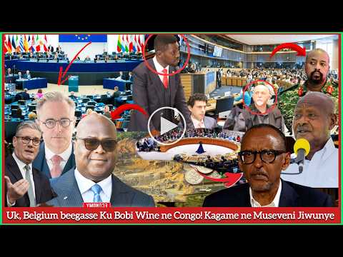Agakagwawo! Jiwunye Museveni ne Kagame bibi! UK ne Belgium ku Bobi Wine, bawadde Congo ebyama byayo!