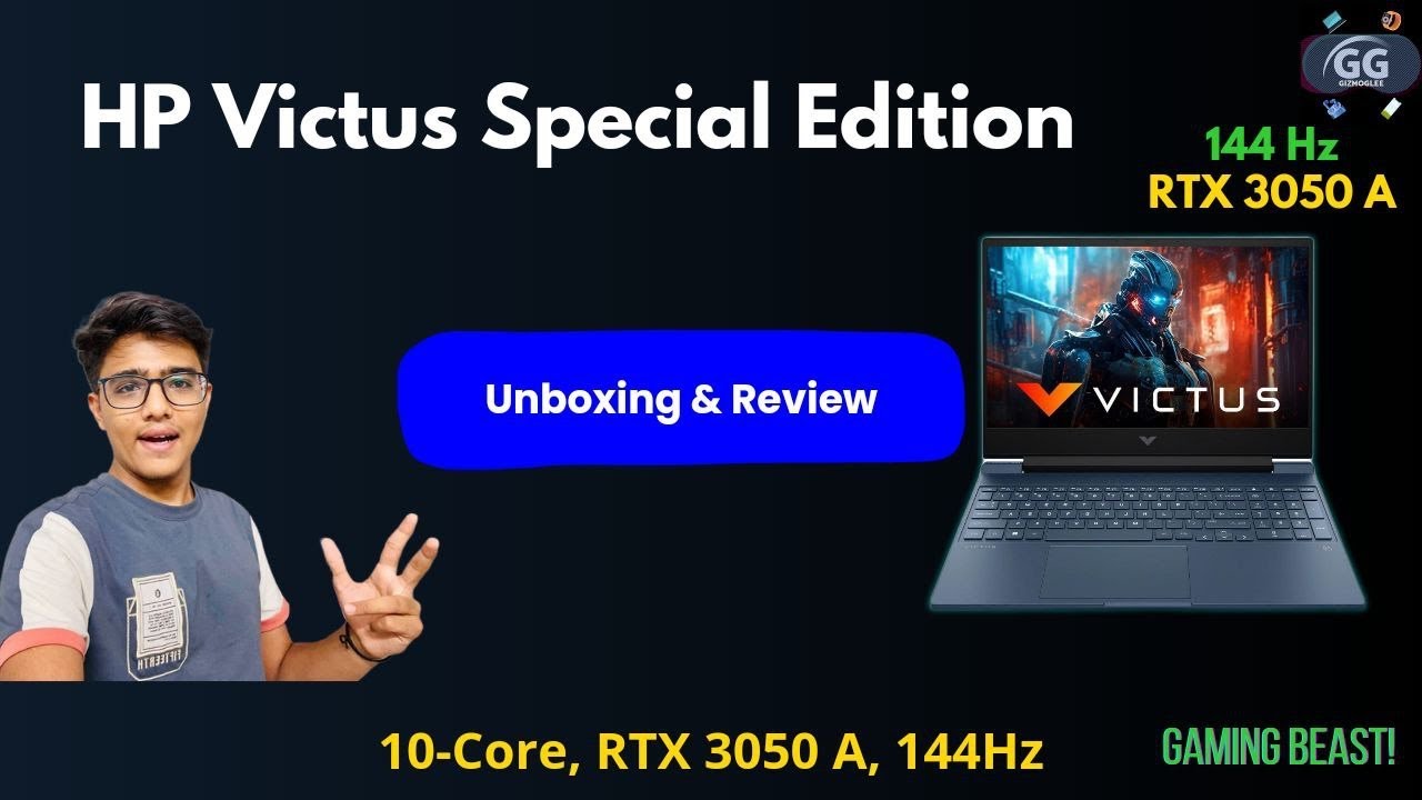 HP Victus Special Edition Unboxing & Review | RTX 3050 A, 144Hz Beast ...