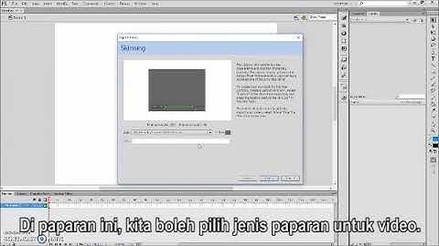TUTORIAL ADOBE FLASH HOW TO INSERT VIDEO